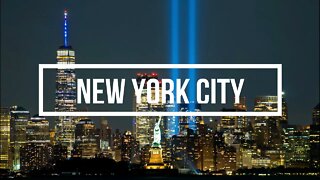 Downtown Manhattan New York City at Night 4K Screensaver | NYC Wallpaper HD￼