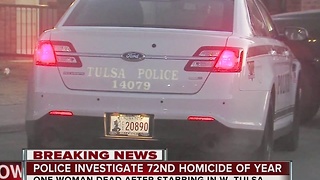 Tulsa Police investigate West Tulsa homicide