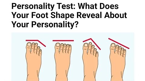 Psychology | Personality Test | Using Foot | Amazing Facts