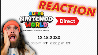 Super Nintendo World Direct 12.18.2020 REACTION!! Last Nintendo Direct of 2020!?