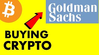 Goldman Sachs BUYING?! #Bitcoin | #Chainlink Staking!!!