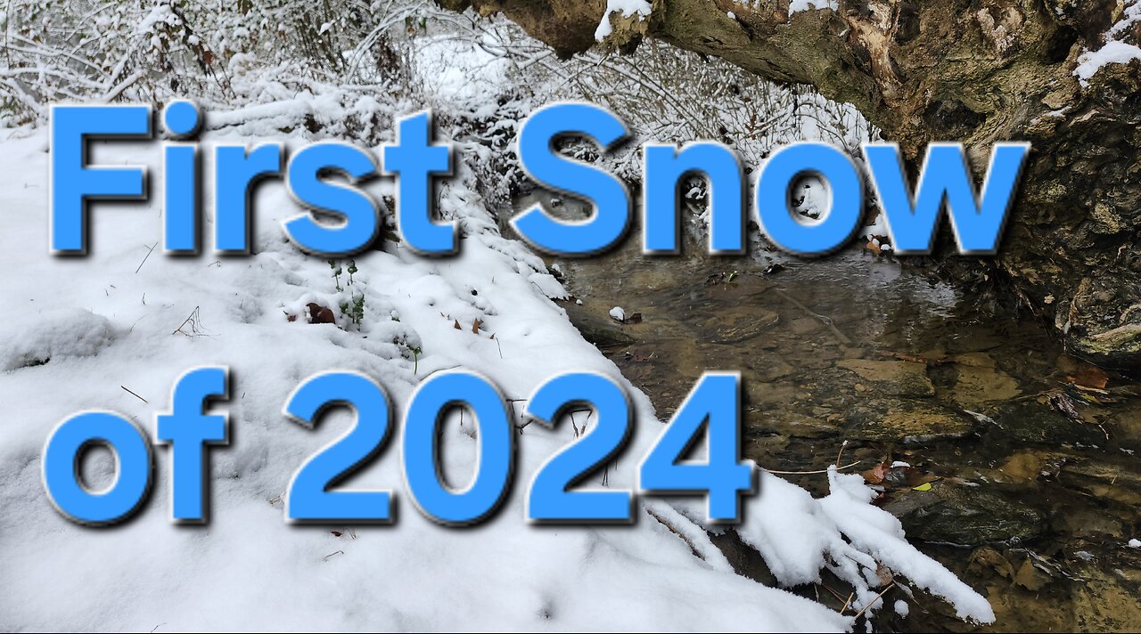 First Snow of 2024 East Tennessee