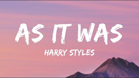 Harry Styles - As It Was (Lyrics)