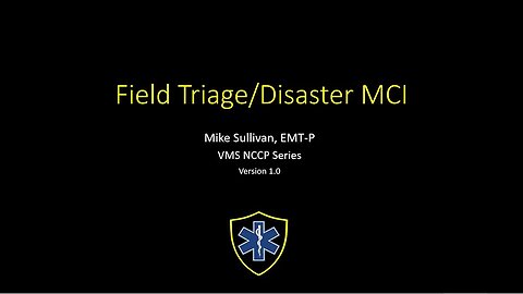 Field Triage for EMS