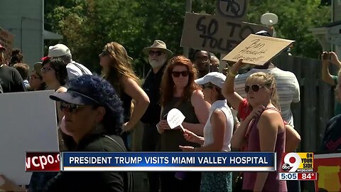 Protesters: President Trump isn't welcome in Dayton