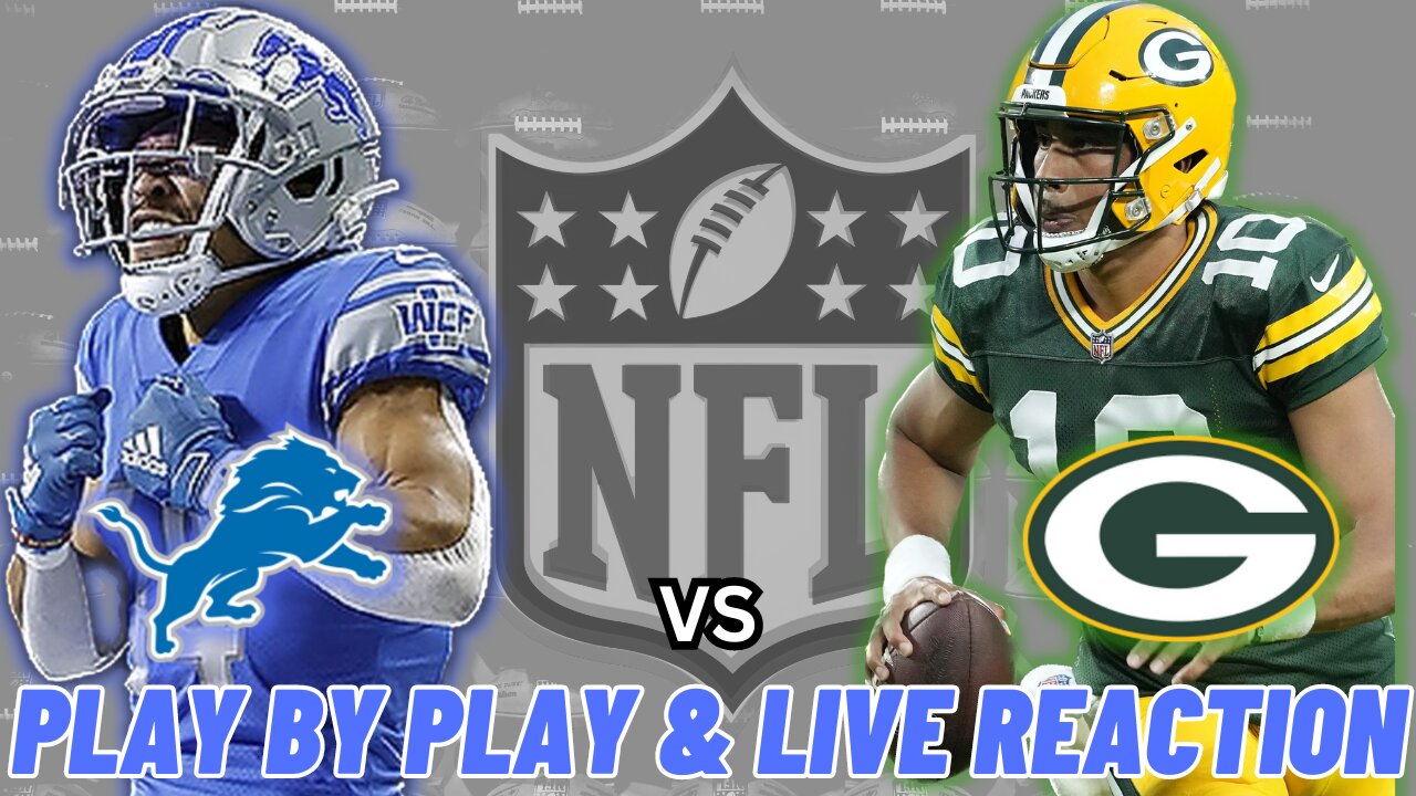 Detroit Lions Vs Green Bay Packers Live Reaction Nfl Play By Play Watch Party Lions Vs Packers