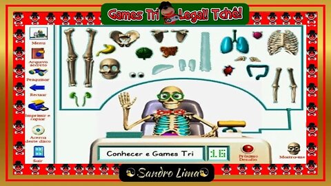 A Aventura do Corpo Humano | JOGO 1: “Constrói Um Corpo” | CD-ROM 2007 | JOGO ATUALIZADO!!! | 2022