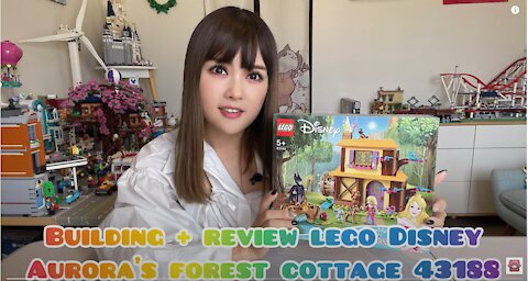 Lego Disney Princess Set | Aurora's Forest Cottage | Lego 43188 |樂高迪士尼歐若拉森林小屋43188 拼搭及解說