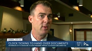 Gov. Stitt's deadline approaches to hand over pandemic report