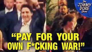 Trudeau & Zelensky VICIOUSLY Heckled By Canadians