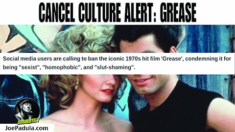 Cancel Culture Alert: Grease starring John Travolta and Olivia Newton-John