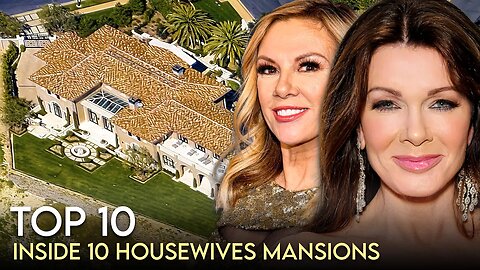 Top 10 Real Housewives Mansions | House Tour (Ramona Singer, Lisa Vanderpump & More)