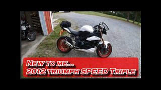 New to me .... 2012 Triumph SPEED Triple 1050!