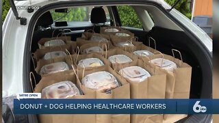 Donut + Dog open it's doors and lends a helping hand to the community