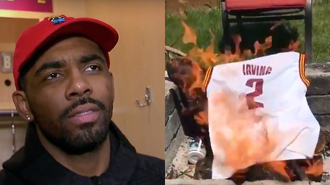 Cavs Fans BURN Kyrie Irving Jerseys, Ready for Him to Bounce