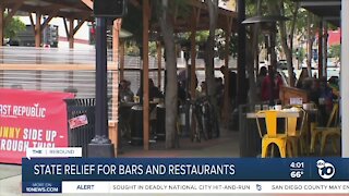 State relief for bars and restaurants, to-go alcohol extended
