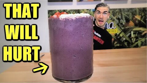 "THAT IS GOING TO HURT" INSANE GALLON ACAI BOWL CHALLENGE (Over 4L) | Huge Man Vs Food Challenge