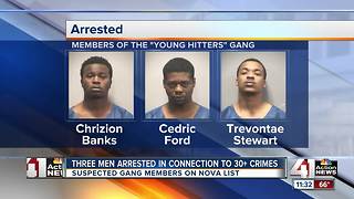 Three men arrested, believed to be connected to 30+ crimes