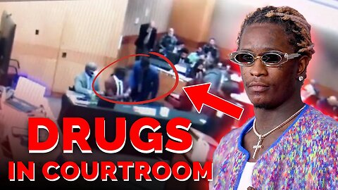 DRUG SALE IN COURT | Young Thug and YSL Crew makes hand-to-hand in front of JUDGE GLANVILLE