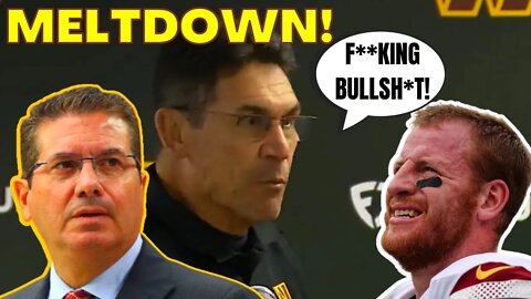Ron Rivera GOES OFF In TNF Press Conference After ESPN Report on Dan Snyder & Carson Wentz!