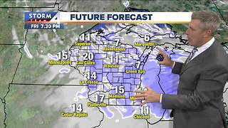 Scattered flurries and cold Thursday morning