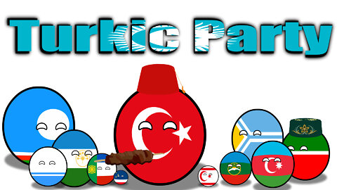 Countryballs: Turkic Party!