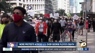 More protests across U.S. over George Floyd's death