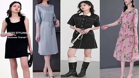 DIY amazon Natural Silk Dress Transformation -New Elegant Women's Korean Vintage Casual Party Outfit