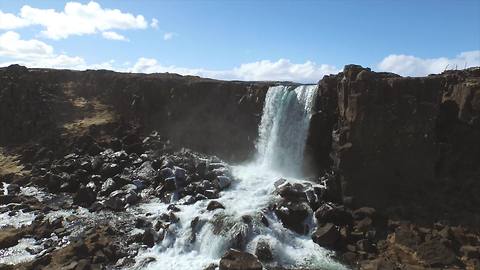 Drones capture extraordinary sights of Iceland