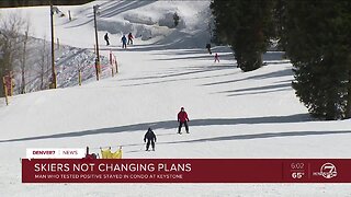 Skiers not changing plans to hit the slopes despite coronavirus concerns