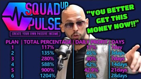 The Original “SQUAD UP” Is Back.. On PulseChain Now | That’s Right, Earn Up to 1204% In 28 Days‼️