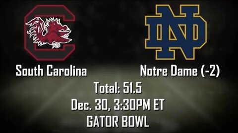 Notre Dame vs South Carolina Prediction, Picks & Odds | Gator Bowl Betting Advice & Tips | Dec 30