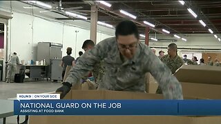 COVID-19 National Guard pitches in at Food Bank