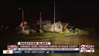 Apparent tornado tears through downtown Fairfax