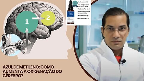 Azul de metileno: como aumenta a oxigenação do cérebro?