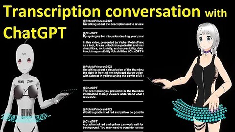 Transcription video with chatGPT: about misuse of AI technology