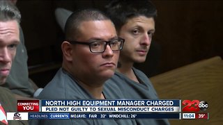 North High equipment manager pleas not guilty to sexual misconduct charges