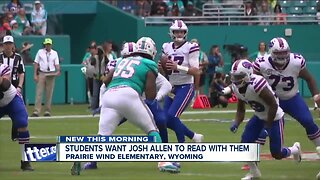 Students want Buffalo Bills QB Josh Allen to read with them