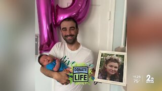 Lung transplant survivor Tyler and his wife Darby welcome a baby girl