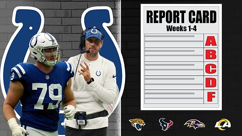 Colts report card after week 4 | Grading Colts players so far in 2023