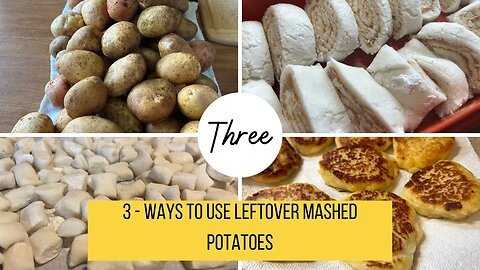 The BEST way to use Leftover Mashed Potatoes