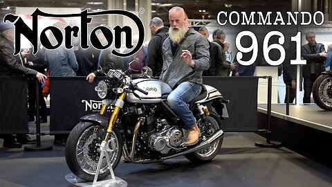 Norton Commando 961. Pure art! Modern Classic/Retro Cafe Racer motorcycle! & Norton V4SV Power/Style