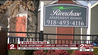South Tulsa apartment complex violating fire code
