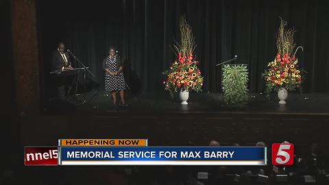 Memorial Service Held For Mayor Barry's Son, Max