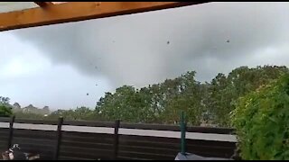 Tornado in Germany passes right through this home's backyard