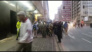 MKMVA members descend on Luthuli House ahead of anti-Zuma protest (3HU)