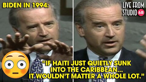 Biden Really Cares About Hatians Now...But What About in 1994?