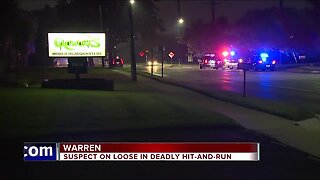 Police looking for suspect in deadly Warren hit-and-run