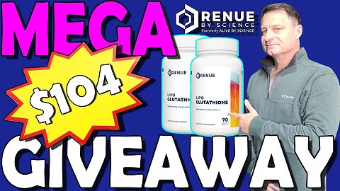 $104 MEGA Longevity GIVEAWAY | RENUE by SCIENCE