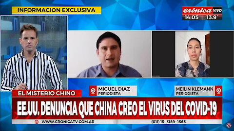 📢El VIRUS se creó en el LABORATORIO de WUHAN⁉️ Conversamos en CRÓNICA TV - ARGENTINA